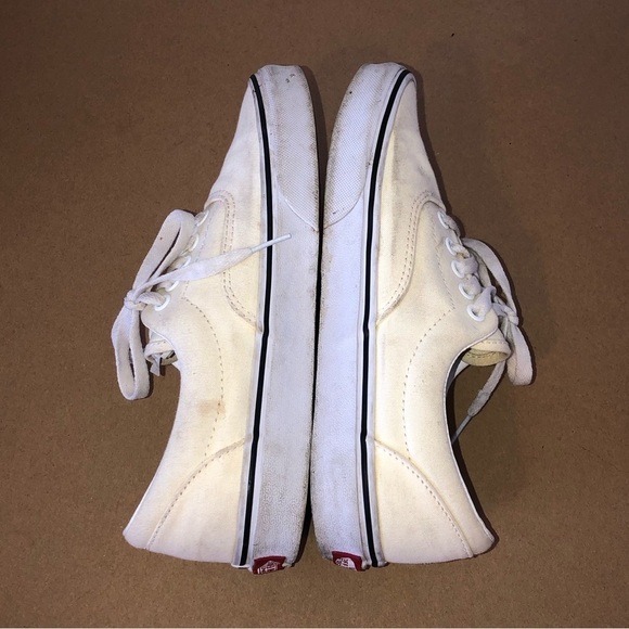 VANS Low Top Sneaker Women's Size 8/ Men's 6.5 Beige Yellow Unisex Shoes - Picture 10 of 11